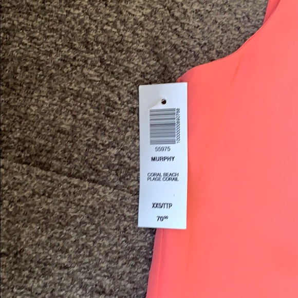 BNWT Babaton Murphy Blouse, Coral Beach, Aritzia - Picture 2 of 2